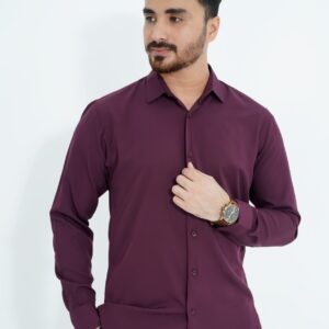 Jam Spandex Glossy Fabrics Shirt